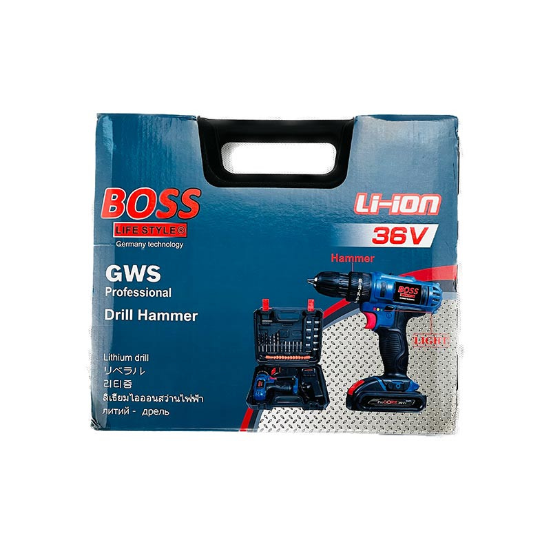 مجموعه 30 عددی دریل پیچ گوشتی شارژی باس مدل BS-36V