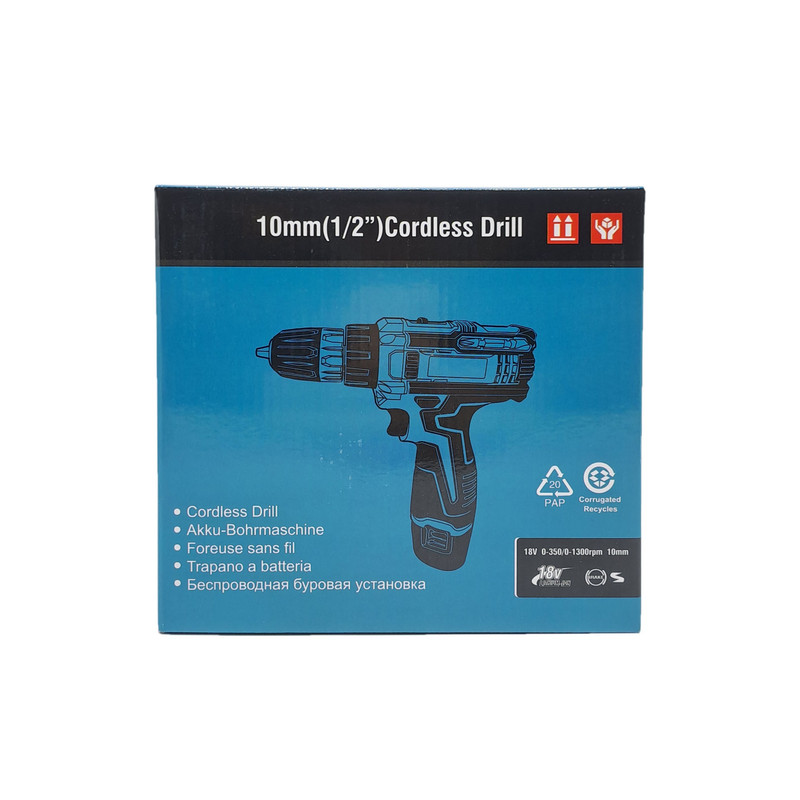 دریل پیچ گوشتی شارژی صنعتی مدل 18V کد 01