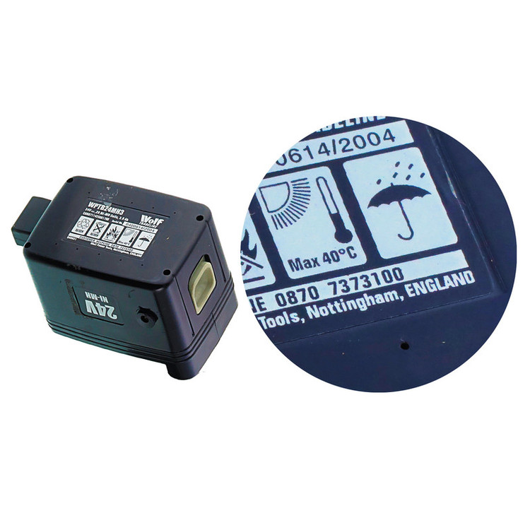 دریل بتن کن شارژی ولف مدل WPT-2412-24v-3.0AH