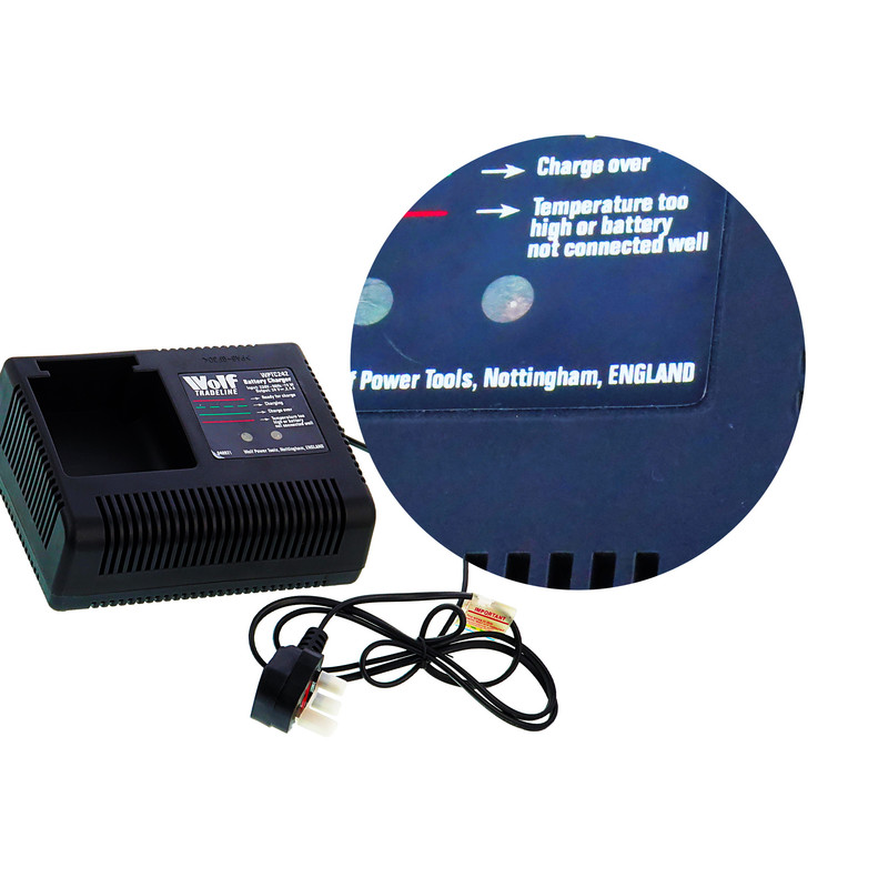 دریل بتن کن شارژی ولف مدل WPT-2412-24v-3.0AH