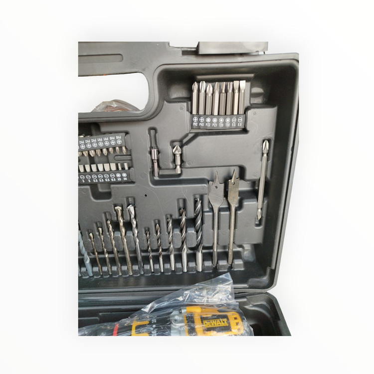 مجموعه 80 عددی دریل پیچ گوشتی شارژی 13 میلیمتری 520 وات دیوالت مدل VF-108