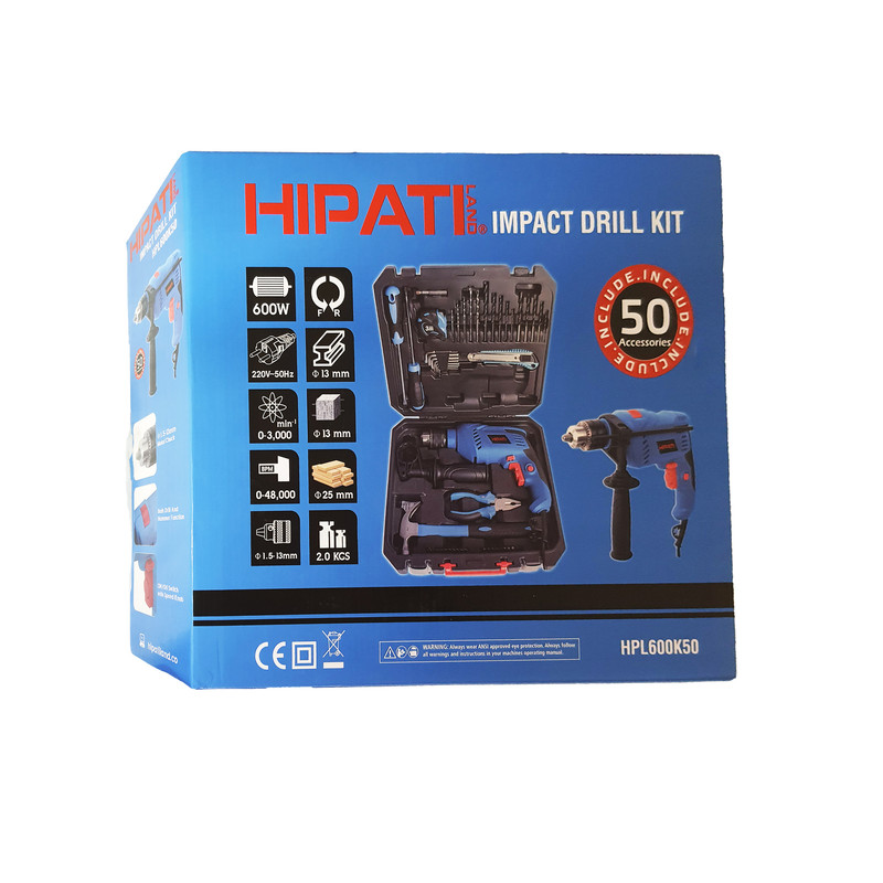 دریل چکشی هیپاتی مدل HPL600K50