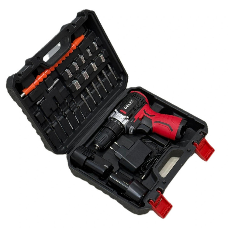مجموعه 45 عددی دریل پیچ گوشتی شارژی براشلس دلیکس کد DLED24V