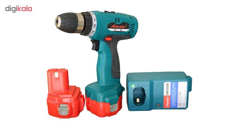 دریل پیچ گوشتی شارژی آساکی مدل AM-12DM