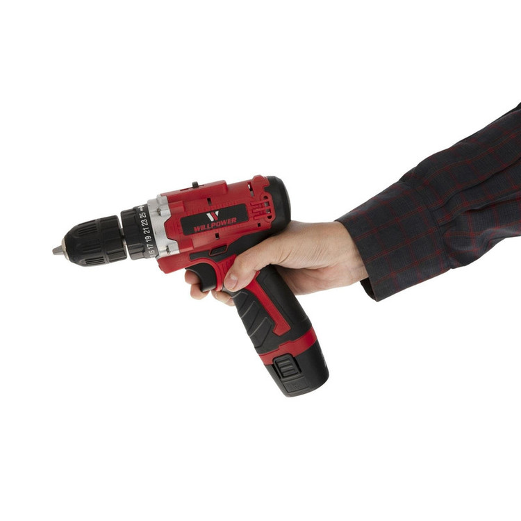 دریل پیچ گوشتی چکشی شارژی ویل پاور کد L-Y-1005