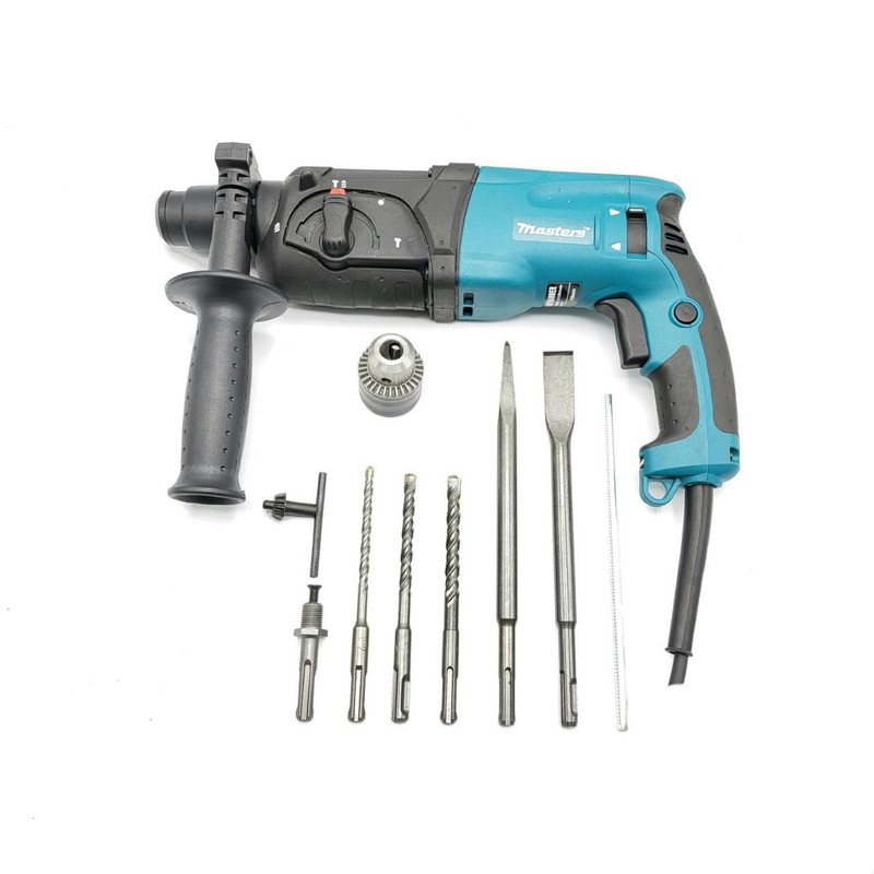 مجموعه 10 عددی دریل بتن کن صنعتی مسترزز مدل ROTARYHAMMER_MT3470