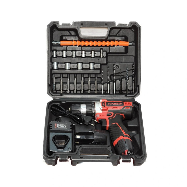 مجموعه 28 عددی دریل پیچ گوشتی شارژی سریتور مدل 18V RED