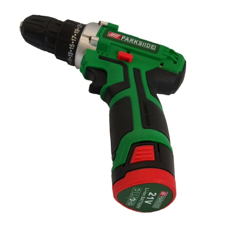 مجموعه 24 عددی دریل پیچ گوشتی شارژی پارکساید مدل 21v max