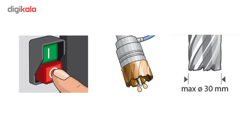 دریل مغناطیسی بی دی اس مدل MABasic200
