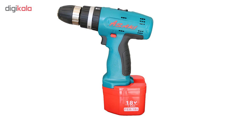 دریل پیچ گوشتی شارژی آساکی مدل ADS18-2