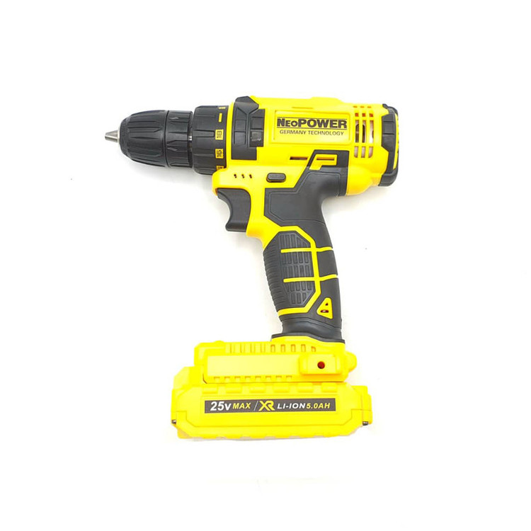 مجموعه 30 عددی دریل پیچ گوشتی شارژی نئوپاور مدل 25V