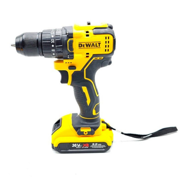 دریل پیچ گوشتی شارژی چکشی مدل BRUSHLESS-36V مجموعه 28 عددی