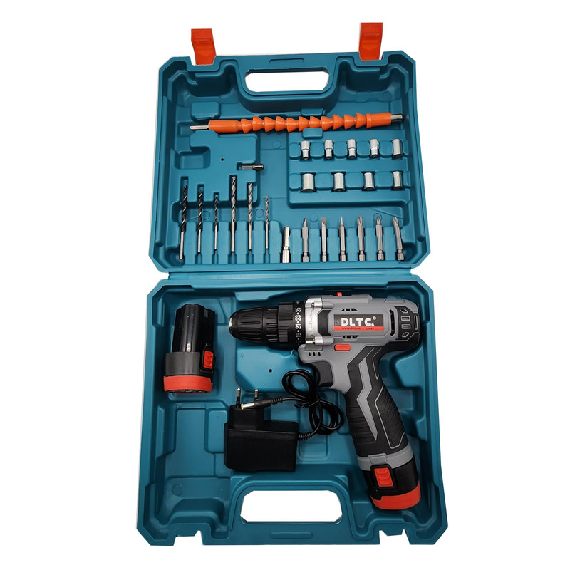 مجموعه 25 عددی دریل پیچ گوشتی شارژی صنعتی دی ال تی سی کد 21V