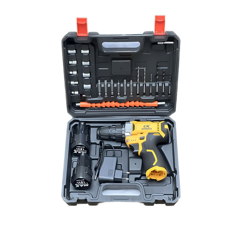 مجموعه 28 عددی دریل پیچ گوشتی شارژی اوکی کد Electric Drill 18V