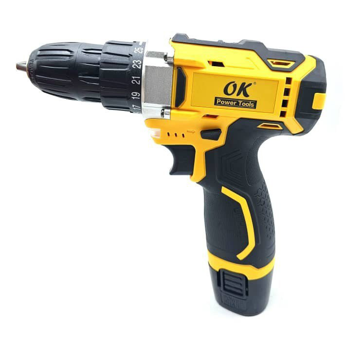 مجموعه 28 عددی دریل پیچ گوشتی شارژی اوکی کد Electric Drill 18V