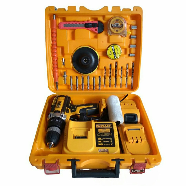 مجموعه 24 عددی دریل پیچ گوشتی چکشی شارژی مدل Max24
