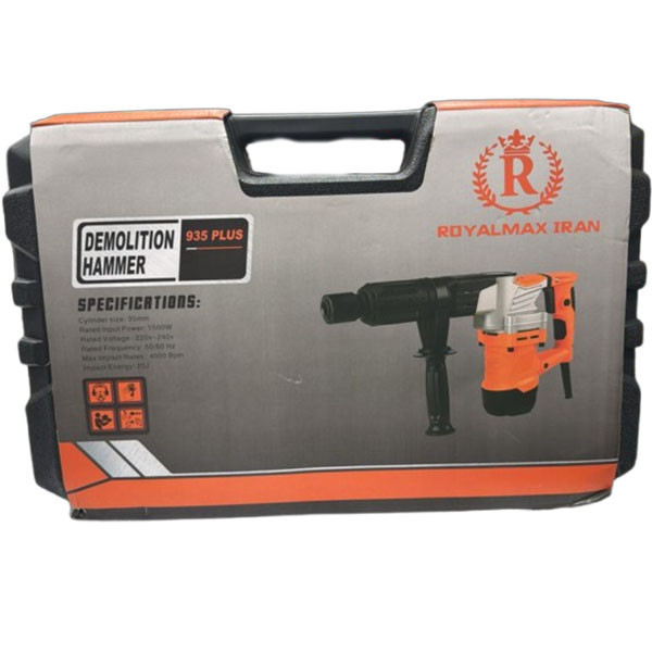 دریل چکشی سایز 35 میلی متری 1500 وات رویال مکس مدل RH-315000