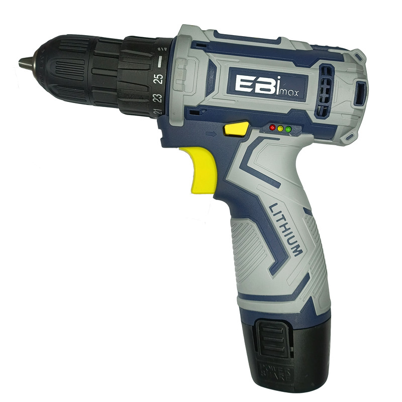 مجموعه 24 عددی دریل شارژی ابی مکث مدل EM-12V