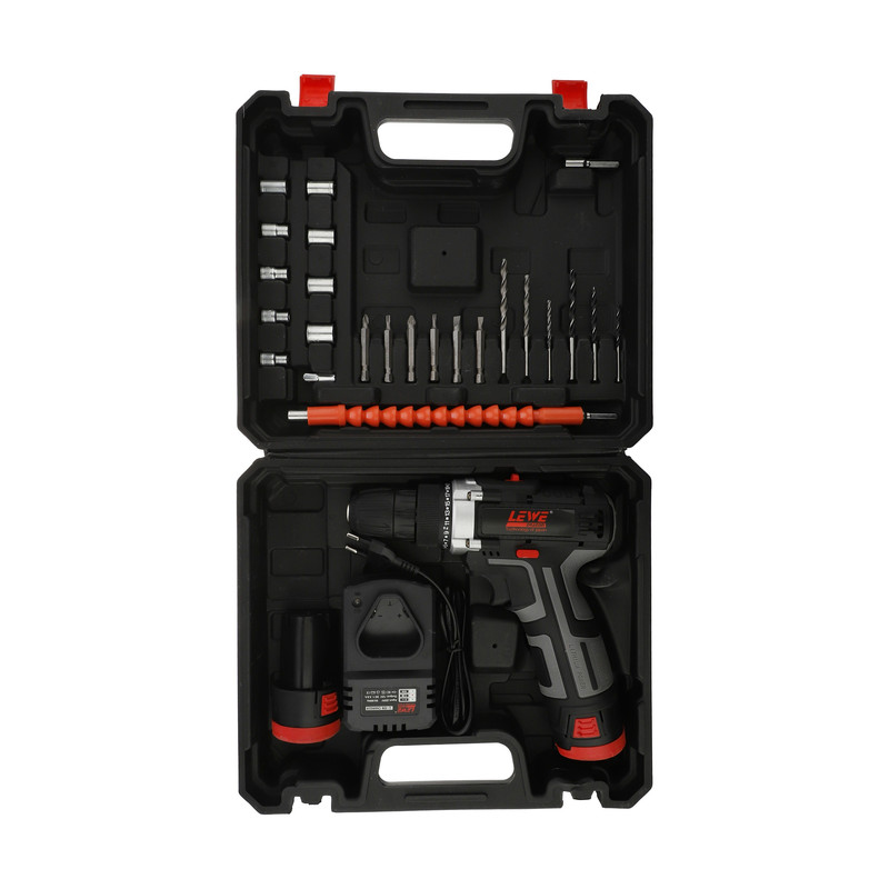 مجموعه 28 عددی دریل پیچ گوشتی شارژی لیو دراگون مدل LITHIUM DRILL-LTLD12001