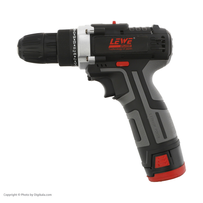 مجموعه 28 عددی دریل پیچ گوشتی شارژی لیو دراگون مدل LITHIUM DRILL-LTLD12001