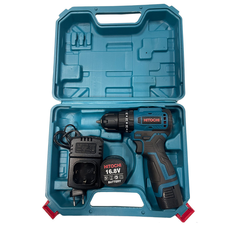 دریل پیچ گوشتی چکشی شارژی هیتوچی مدل BRUSHLESS 16.8V