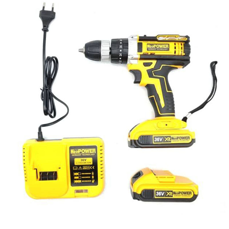 مجموعه 29 عددی دریل پیچ گوشتی شارژی نئو پاور مدل DCD710DK2