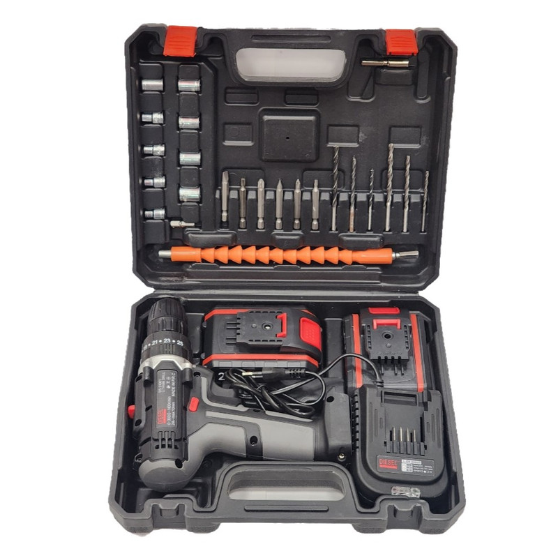 دریل پیچ گوشتی شارژی چکشی دیزل مدل BL24V مجموعه 35 عددی