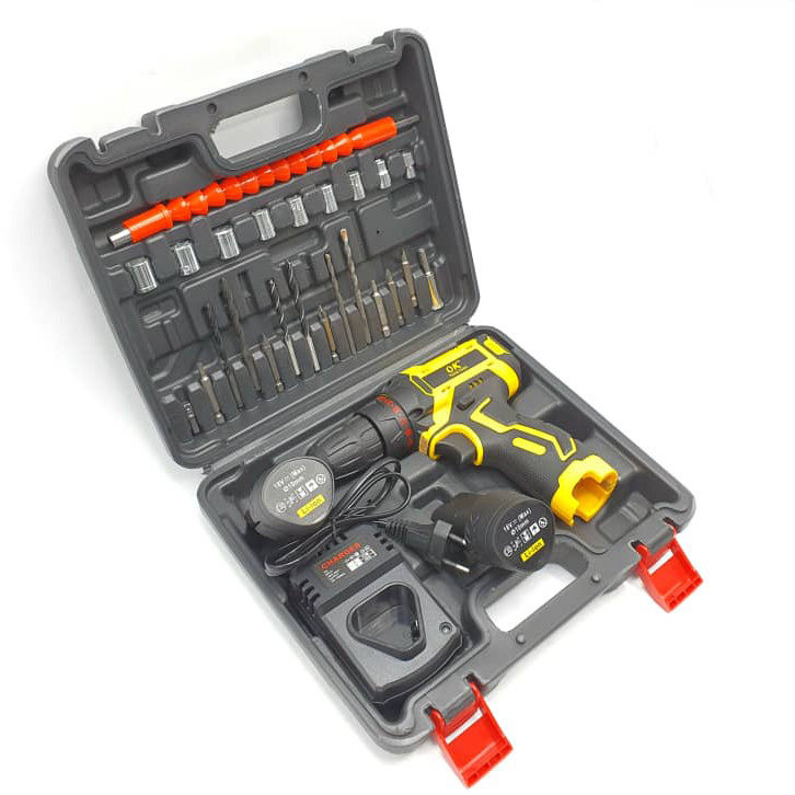 مجموعه 28 عددی دریل پیچ گوشتی چکشی شارژی اوکی کد K1218T