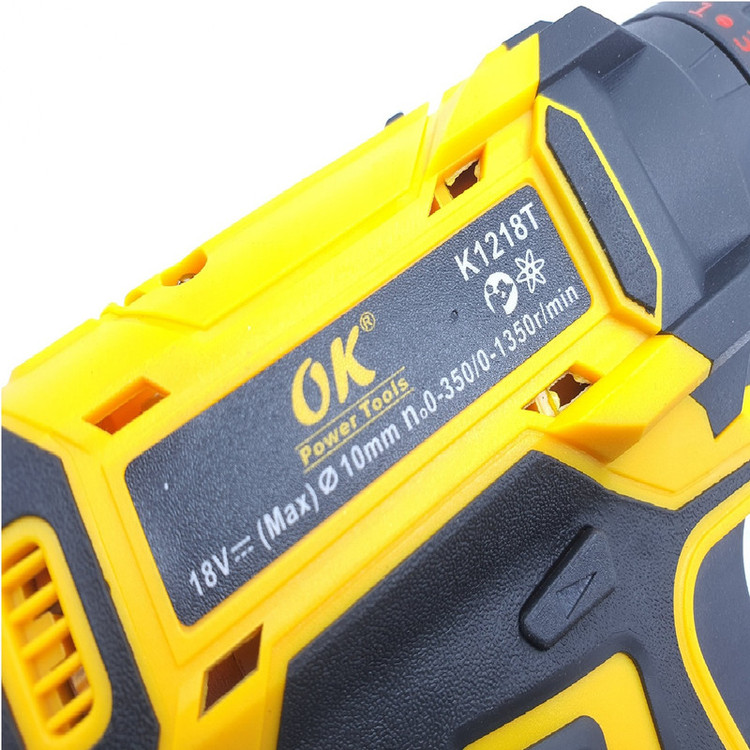 مجموعه 28 عددی دریل پیچ گوشتی چکشی شارژی اوکی کد K1218T