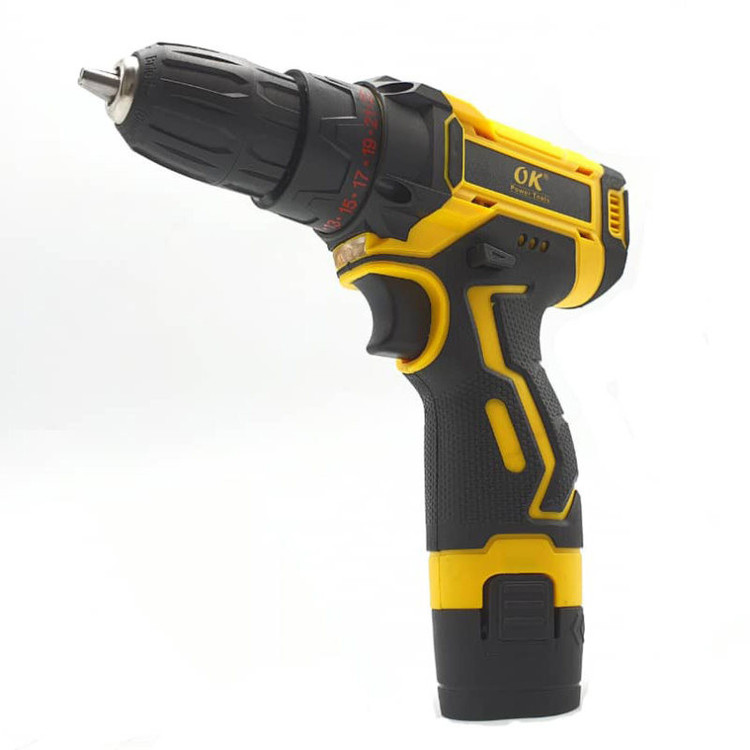 مجموعه 28 عددی دریل پیچ گوشتی چکشی شارژی اوکی کد K1218T