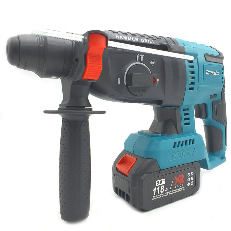 دریل بتن کن شارژی مدل براشلس کد 118V مجموعه 4 عددی