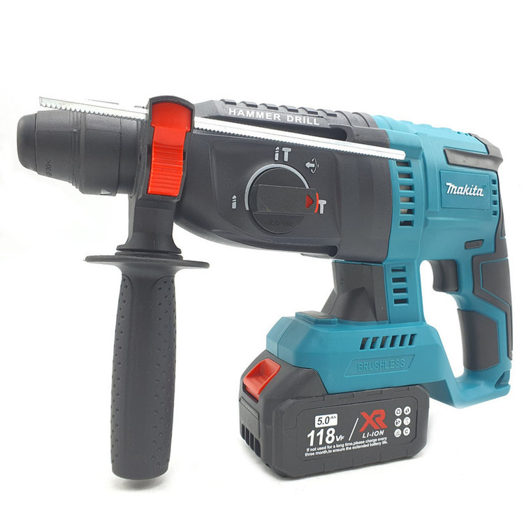 دریل بتن کن شارژی مدل براشلس کد 118V مجموعه 4 عددی