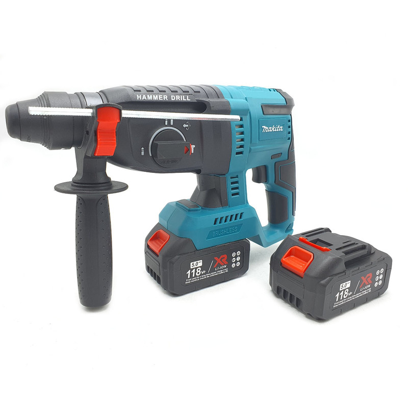 دریل بتن کن شارژی مدل براشلس کد 118V مجموعه 4 عددی