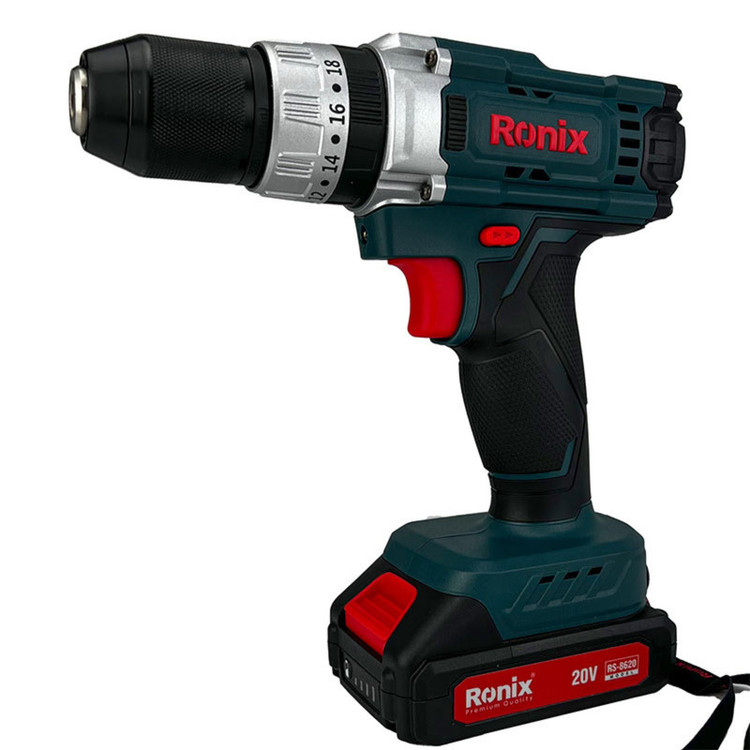 دریل شارژی رونیکس مدل RS-8620 مجموعه 53 عددی