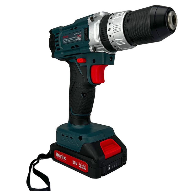 دریل شارژی رونیکس مدل RS-8620 مجموعه 53 عددی