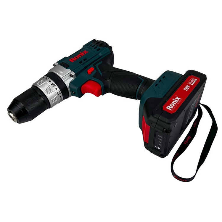 دریل شارژی رونیکس مدل RS-8620 مجموعه 53 عددی