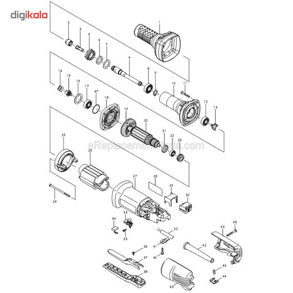 فرز انگشتی ماکیتا مدل GD0600