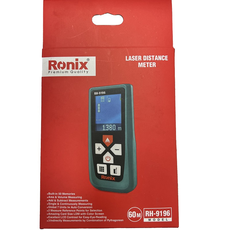 متر لیزری رونیکس مدل rh-9196