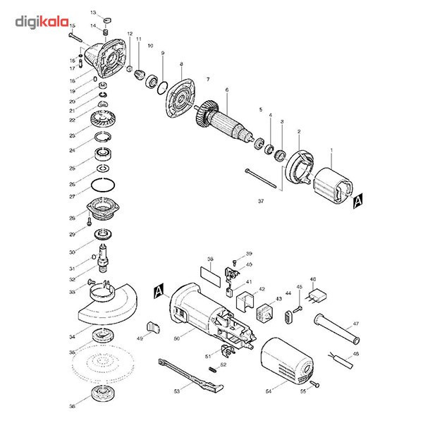 فرز انگشتی ماکیتا مدل GD0602