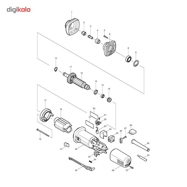 فرز انگشتی ماکیتا مدل GD0602