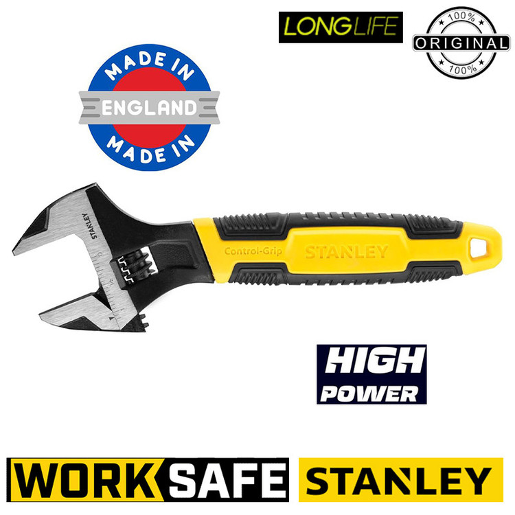 آچار فرانسه استنلی مدل فوق حرفه ای کد ST Pro WRENCH 948 سایز 200 میلی متر