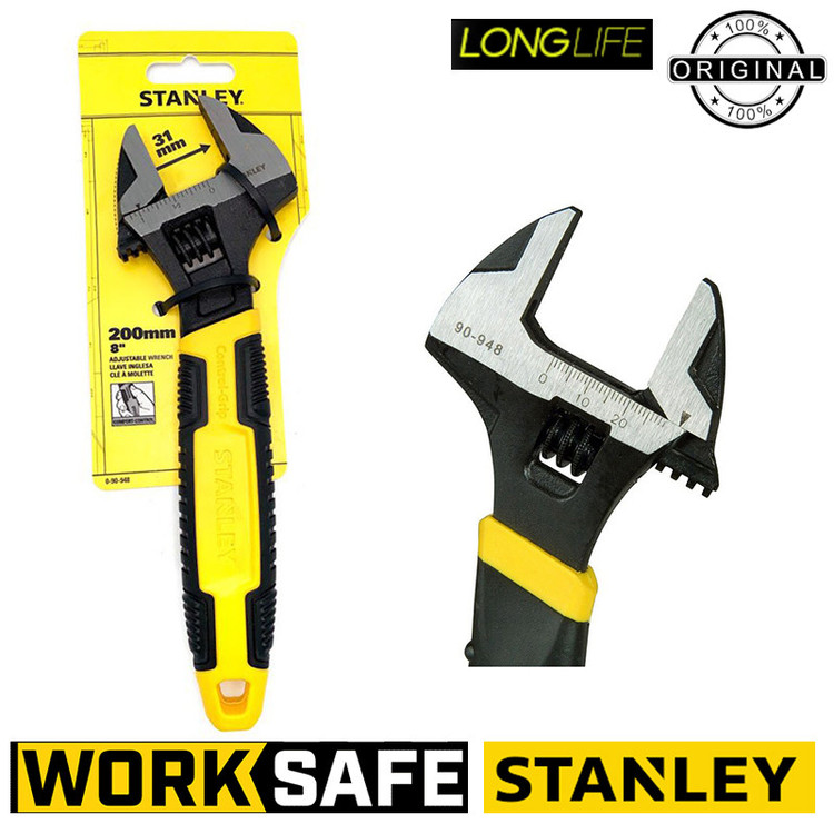 آچار فرانسه استنلی مدل فوق حرفه ای کد ST Pro WRENCH 948 سایز 200 میلی متر