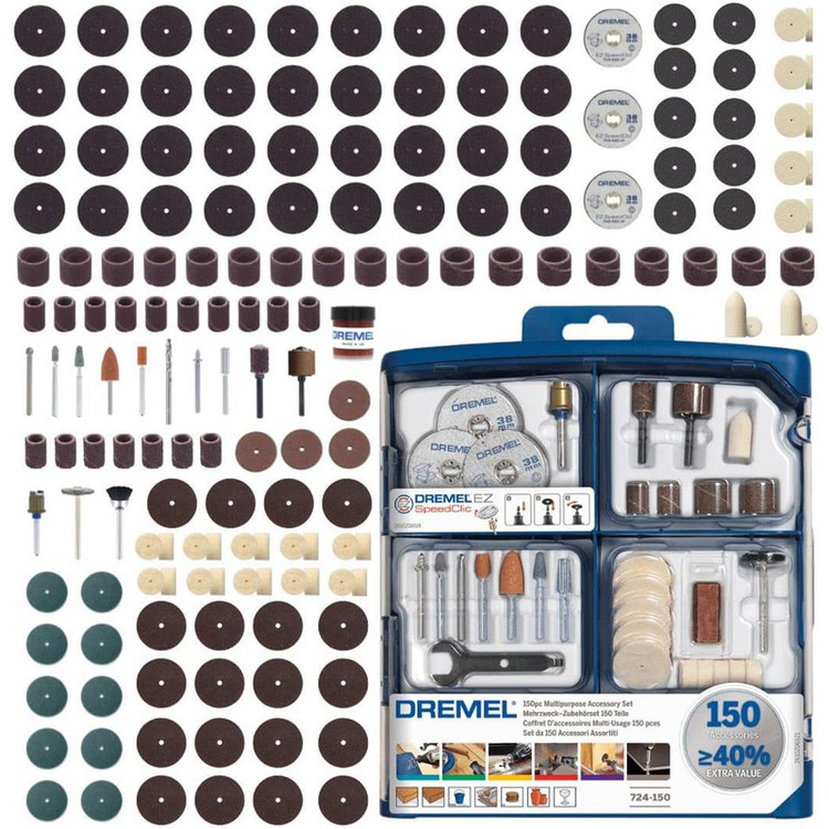 صفحه برش و ساب و پرداخت درمل مدل Dremel EZ 150 Accessories مجموعه 150 عددی