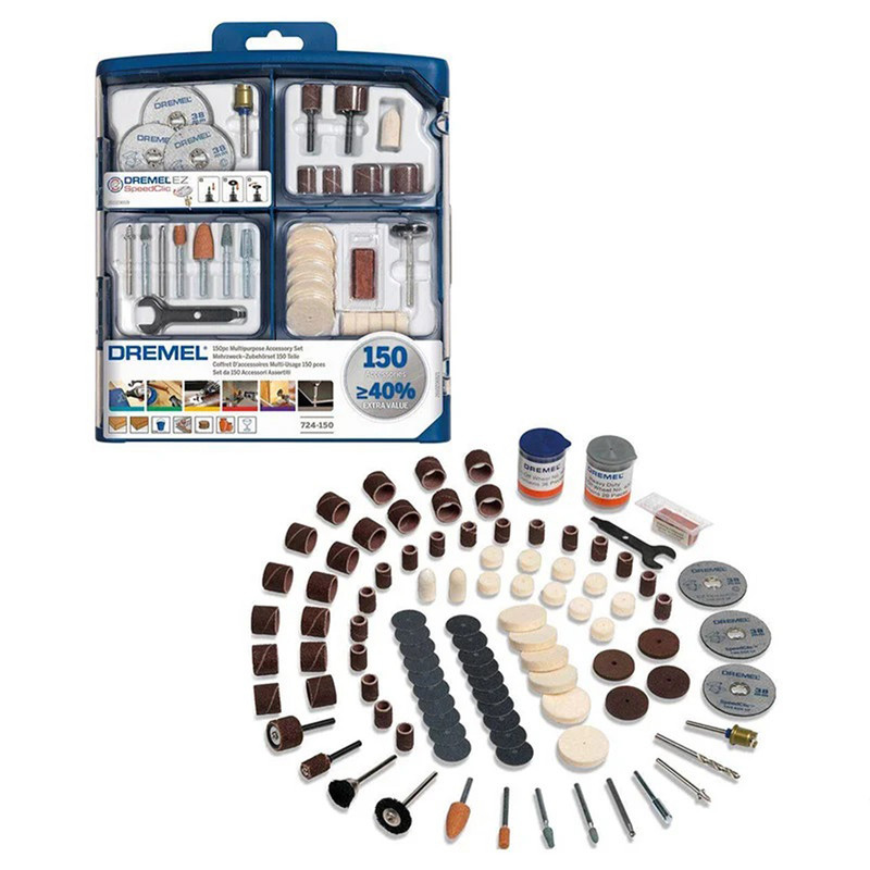 صفحه برش و ساب و پرداخت درمل مدل Dremel EZ 150 Accessories مجموعه 150 عددی