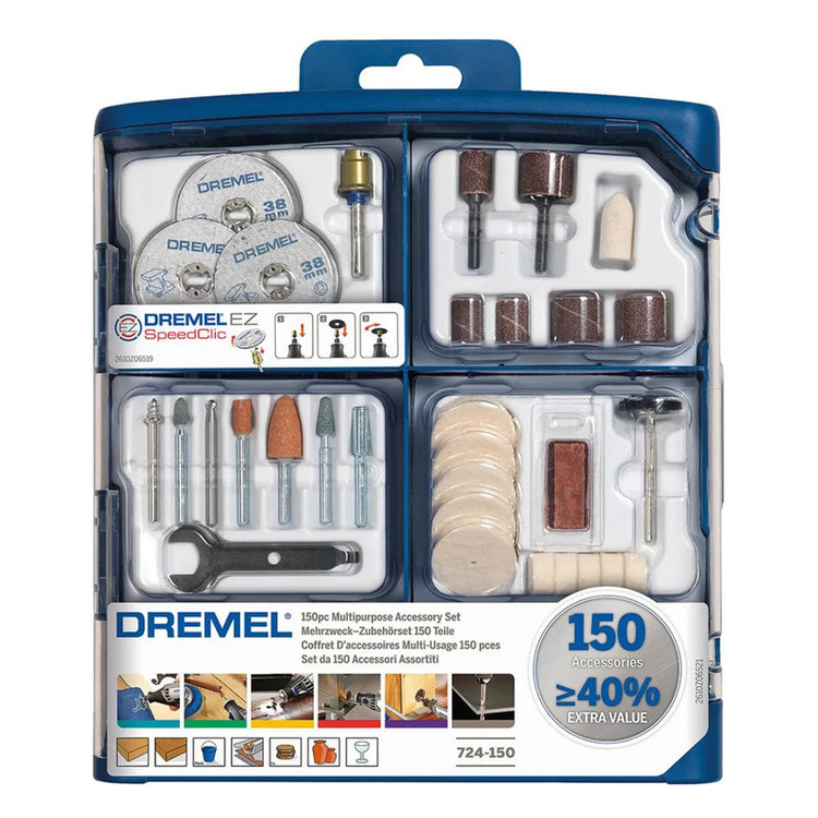 صفحه برش و ساب و پرداخت درمل مدل Dremel EZ 150 Accessories مجموعه 150 عددی