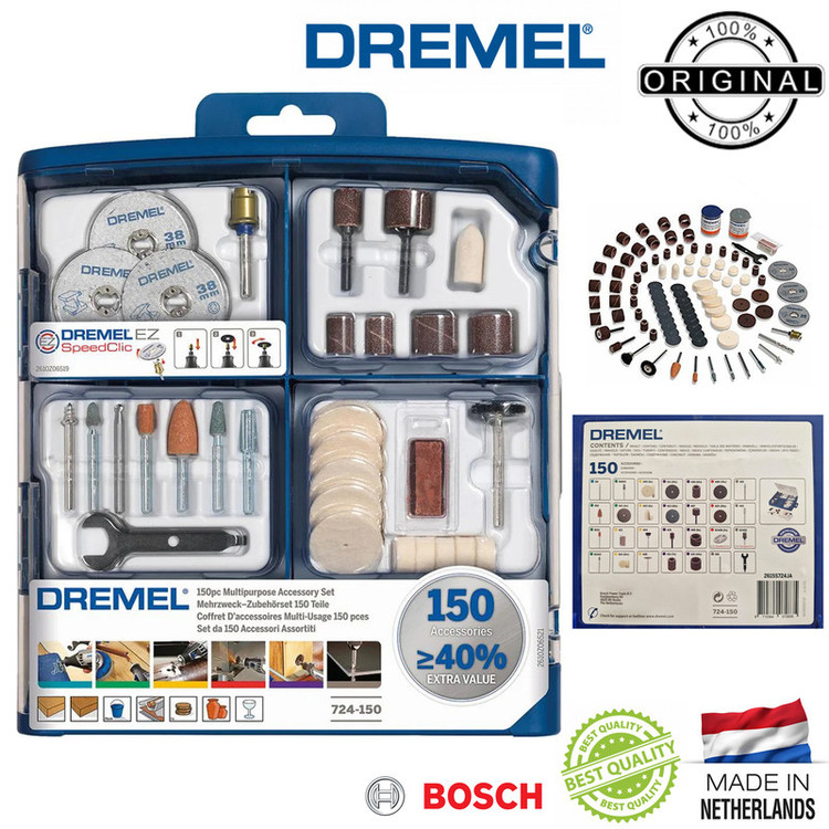 صفحه برش و ساب و پرداخت درمل مدل Dremel EZ 150 Accessories مجموعه 150 عددی