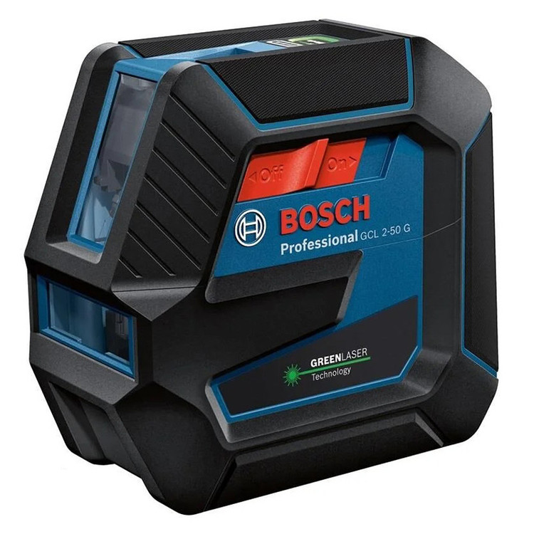 تراز لیزری بوش مدل حرفه ای GCL 2-50 G Box BT150 + Full Accessories