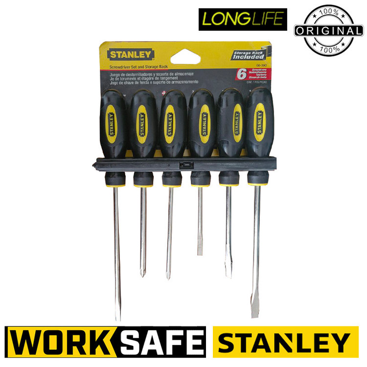 پیچ گوشتی استنلی مدل فوق حرفه ای کد 60-060 مجموعه 6 عددی
