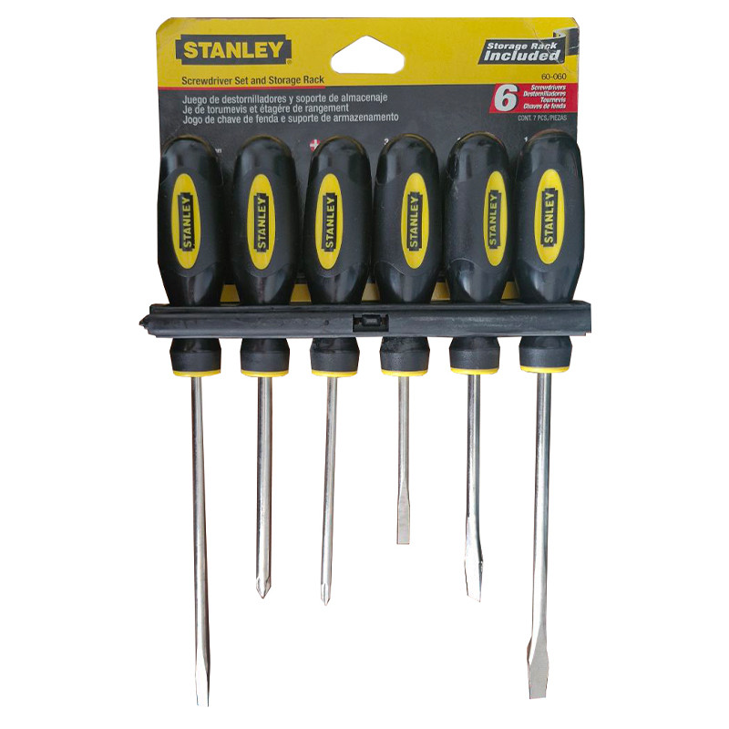 پیچ گوشتی استنلی مدل فوق حرفه ای کد 60-060 مجموعه 6 عددی