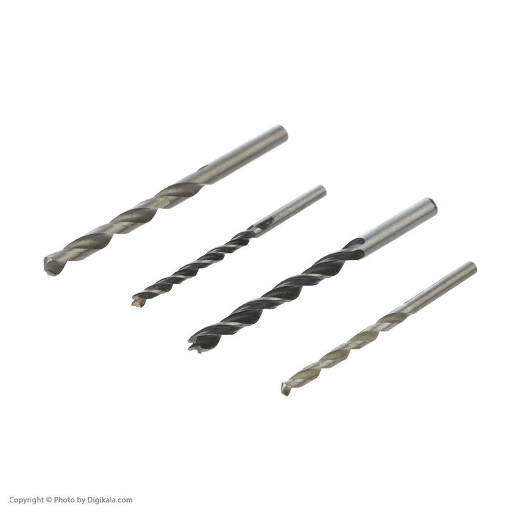 پیچ گوشتی چکشی شارژی سه نظام فلزی 10 میلیمتر 108 ولت جاب مدل JB-108 BS INSERT مجموعه 45 عددی